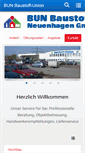 Mobile Screenshot of bun-neuenhagen.de